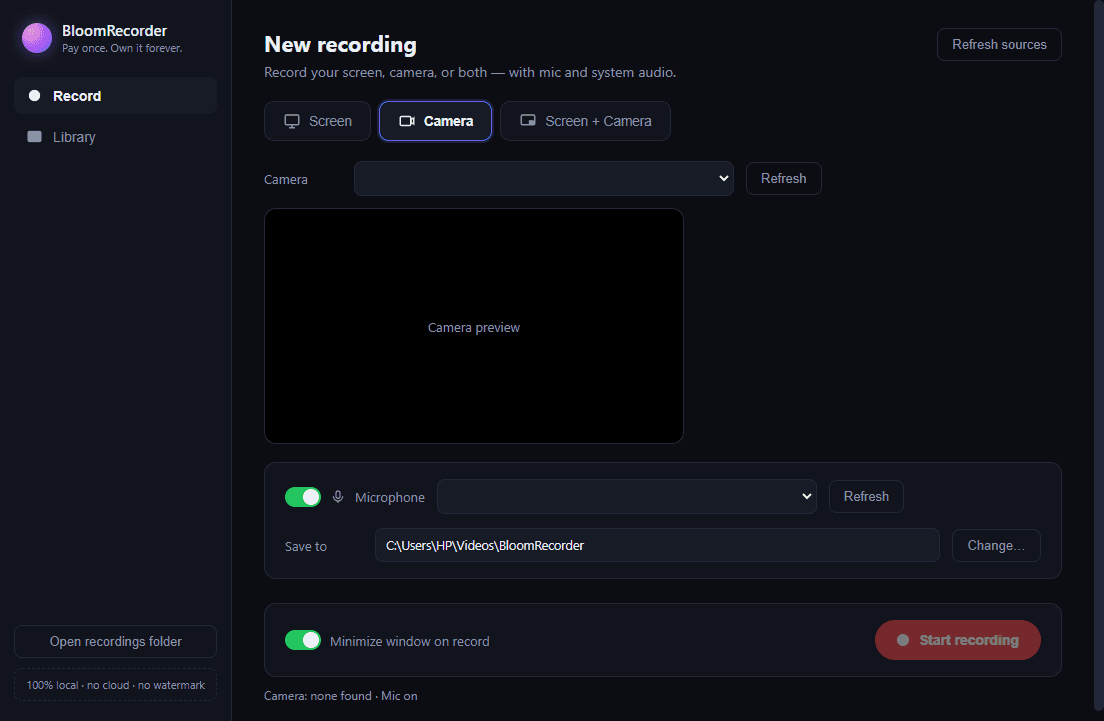 Vertical reels for clips